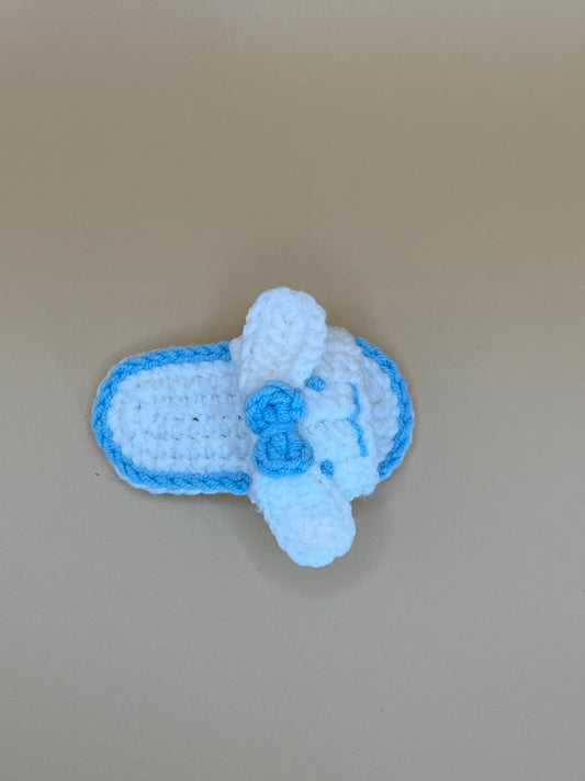 Cinnamon Roll Slipper Hair Clip