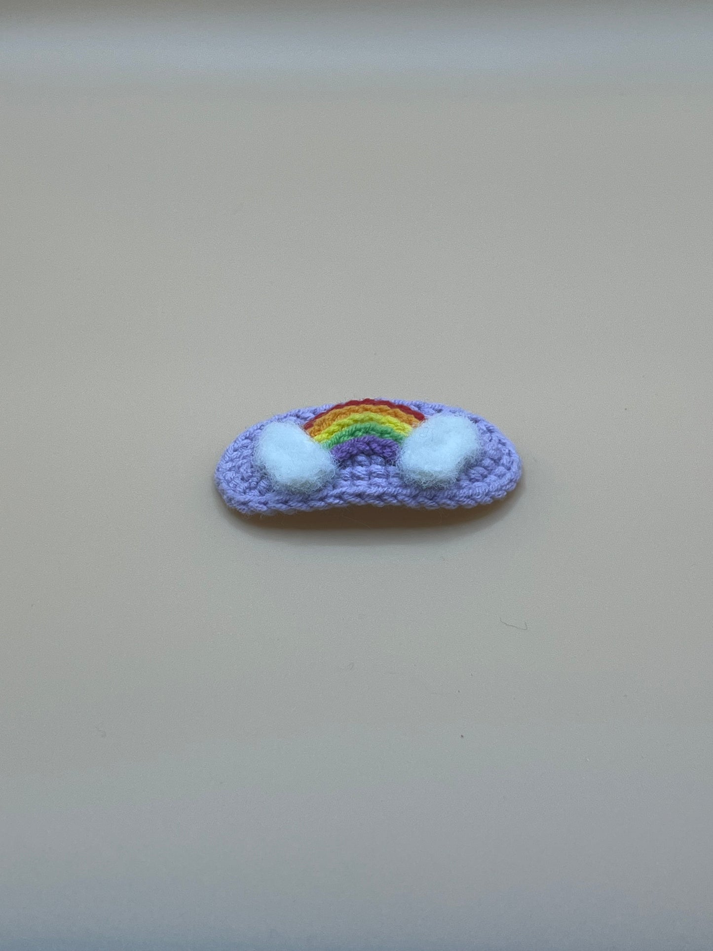 Rainbow Cloud Hair Clip