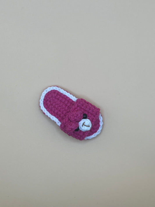 Llama Slipper Hair Clip