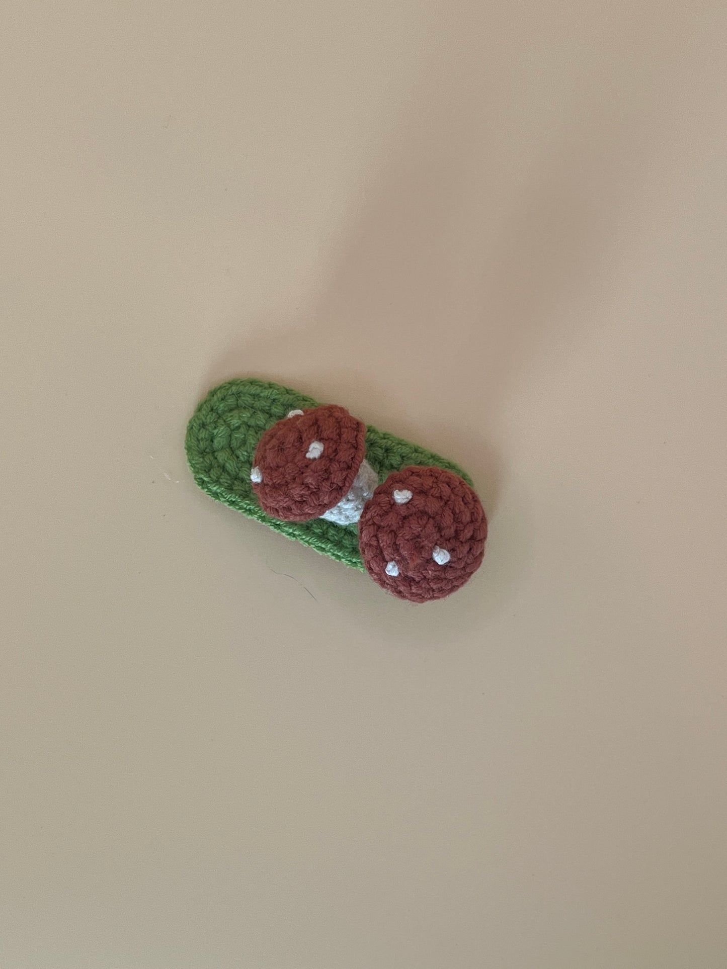 Wild Mushroom Hair Clip