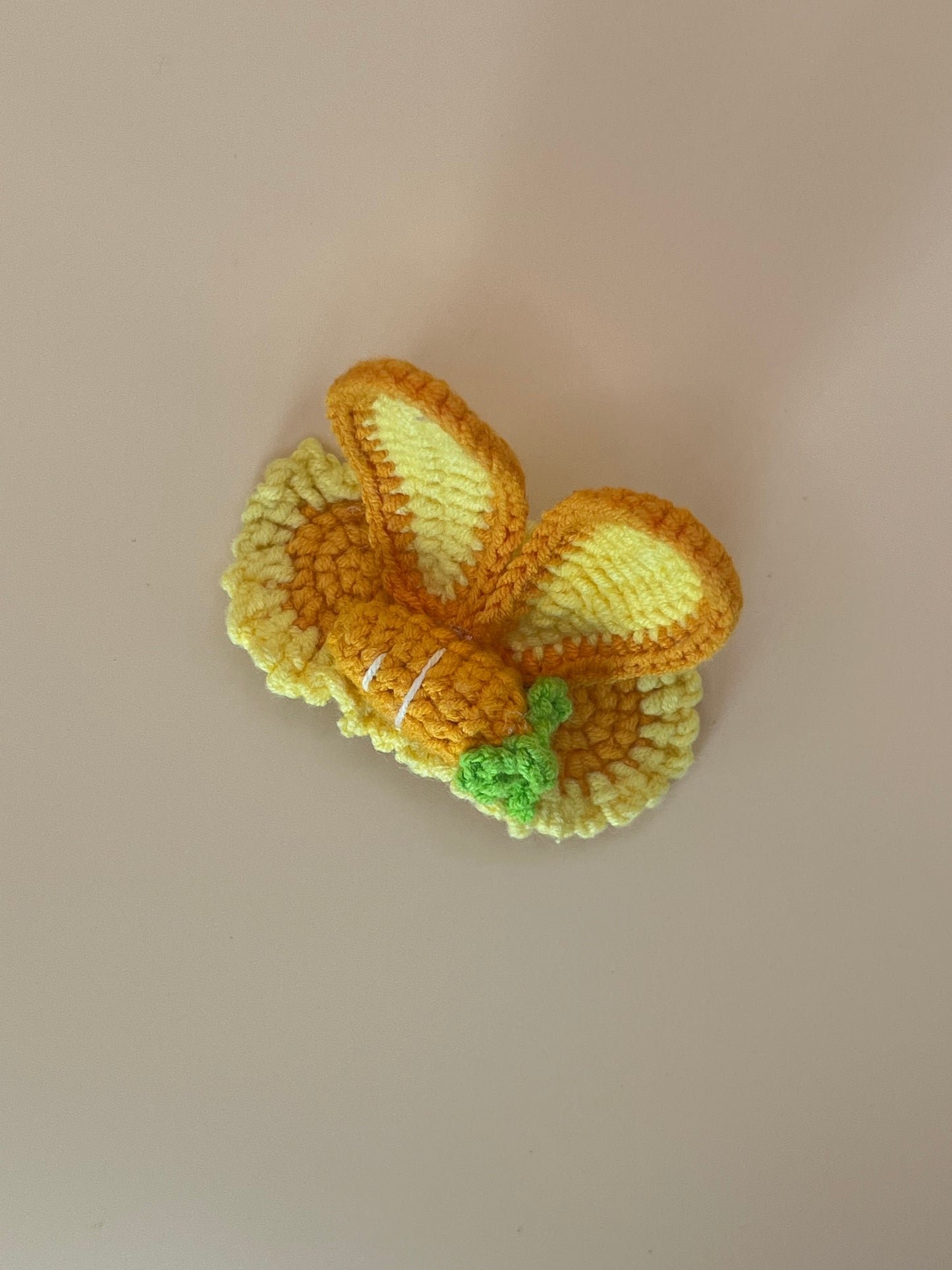 Bunny Ear Carrot Hair Clip