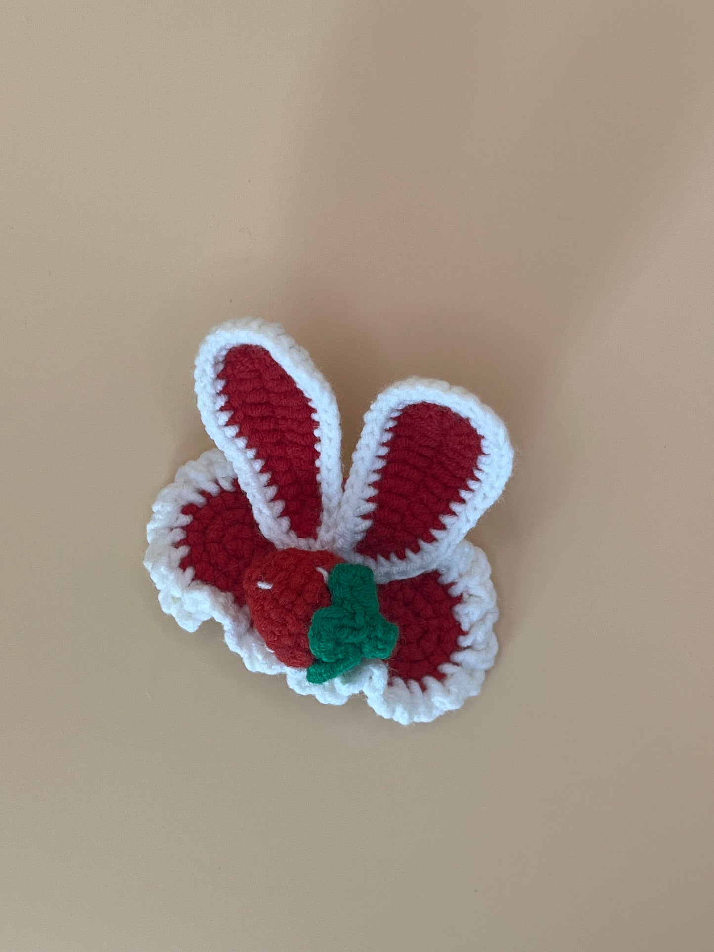 Bunny Ear Carrot Hair Clip