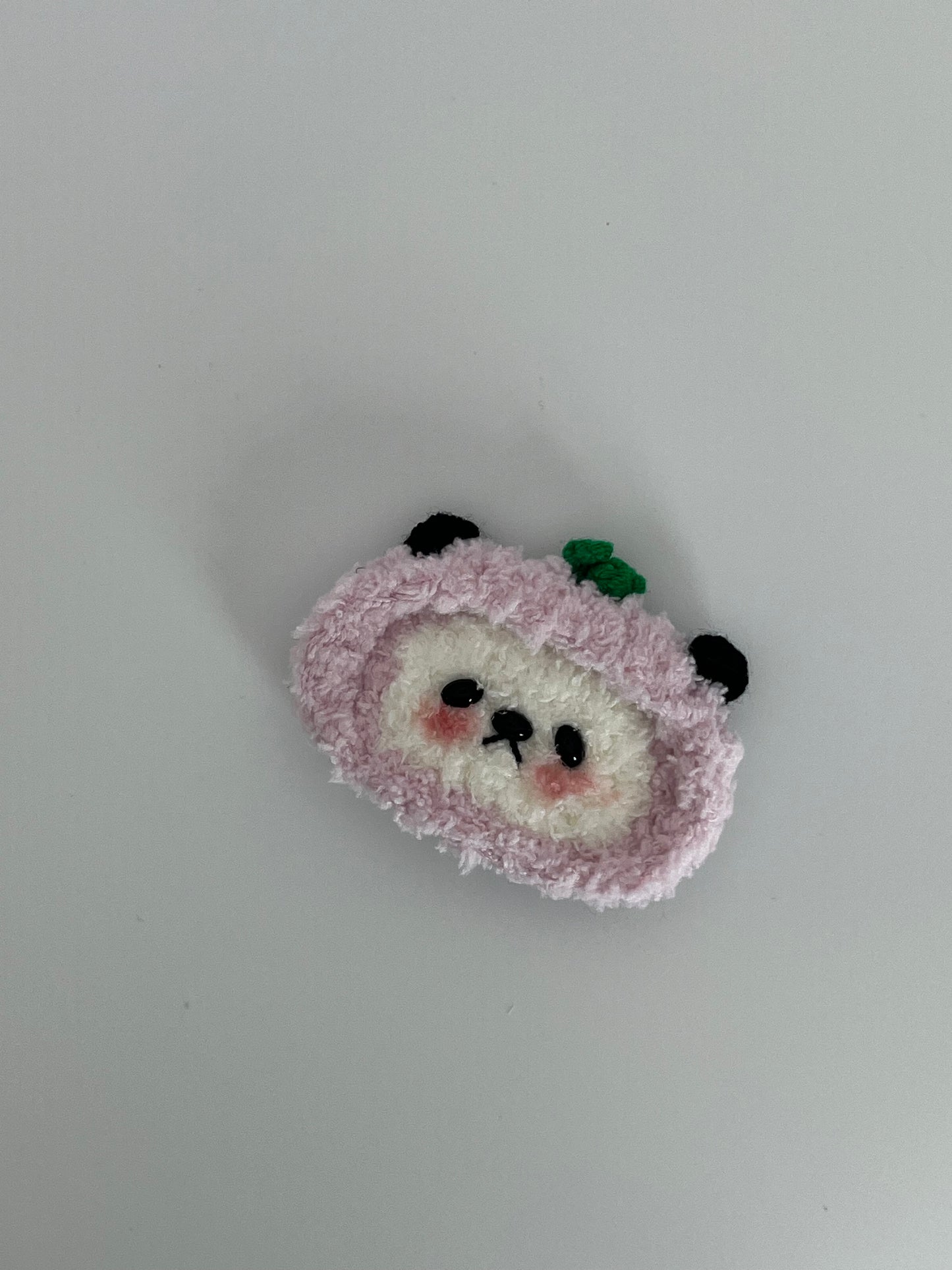 Furry Panda Hair Clip