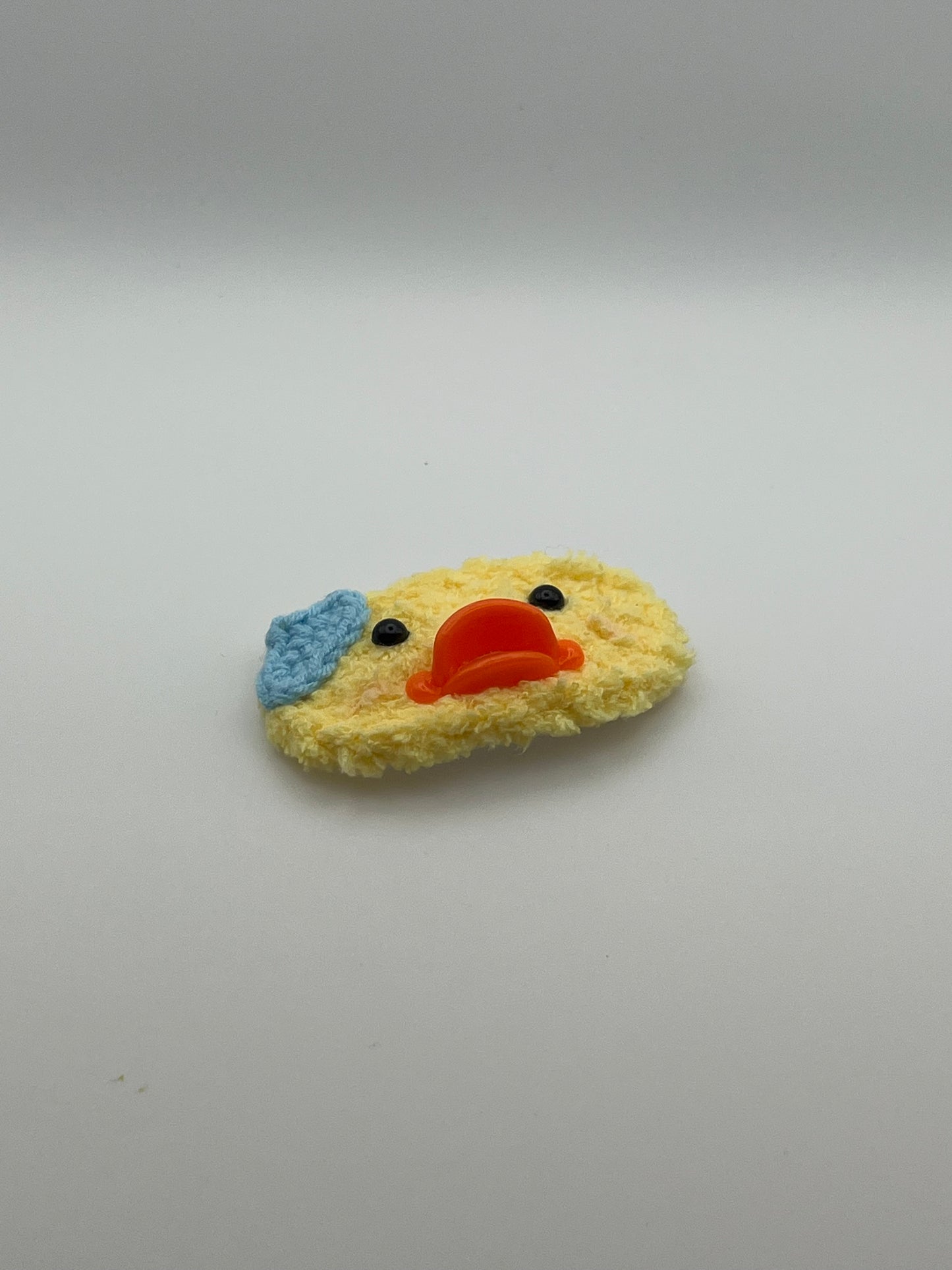 Furry Duck Hair Clip