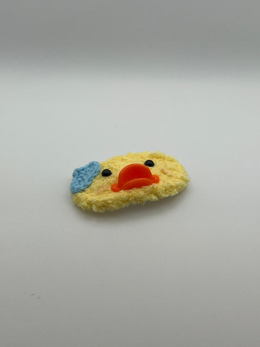 Furry Duck Hair Clip