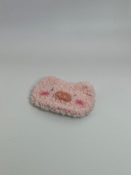 Furry Pig Hair Clip