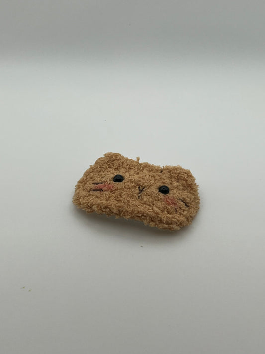 Furry Brown Cat Hair Clip