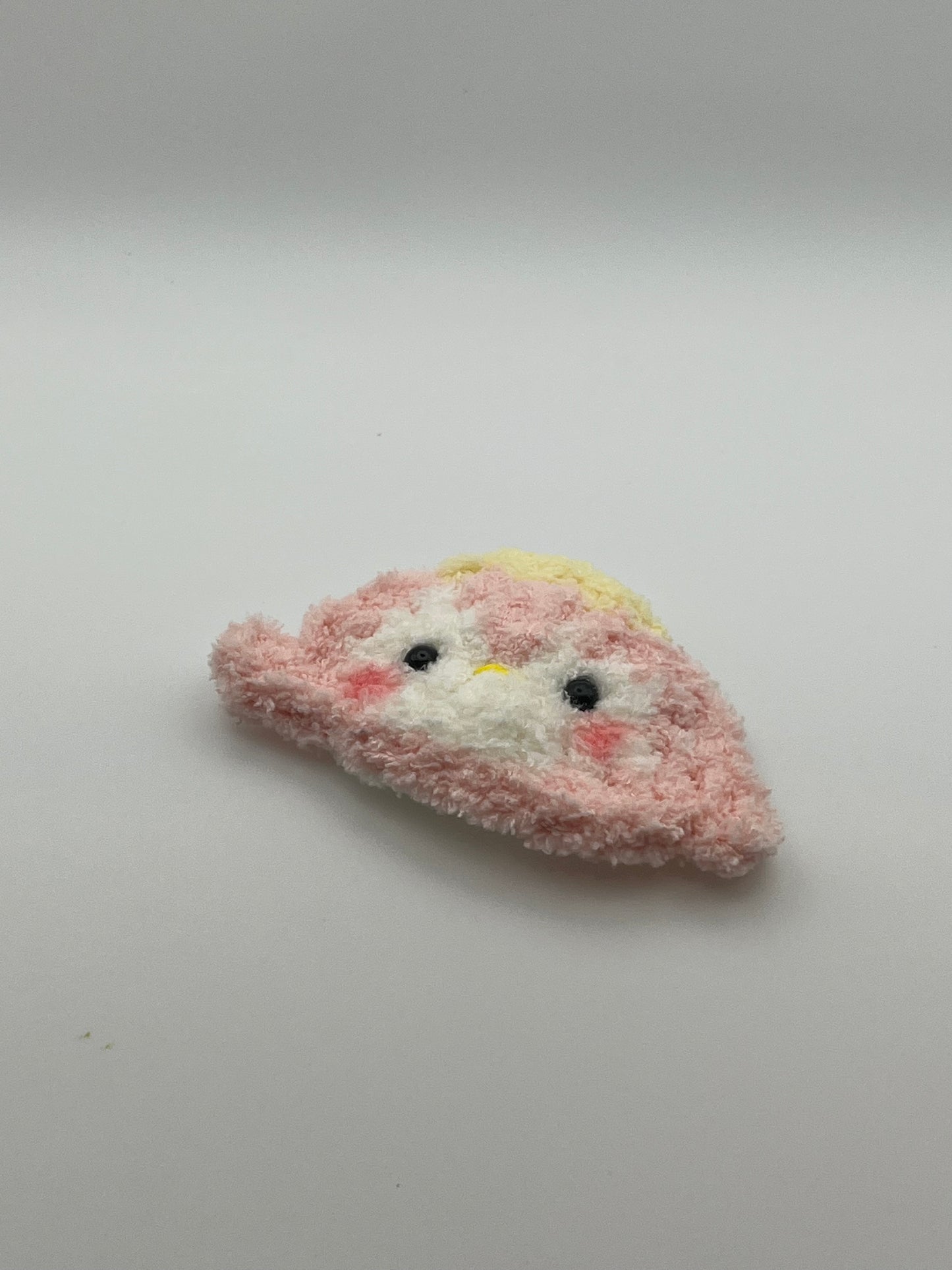 Furry Penguin Hair Clip