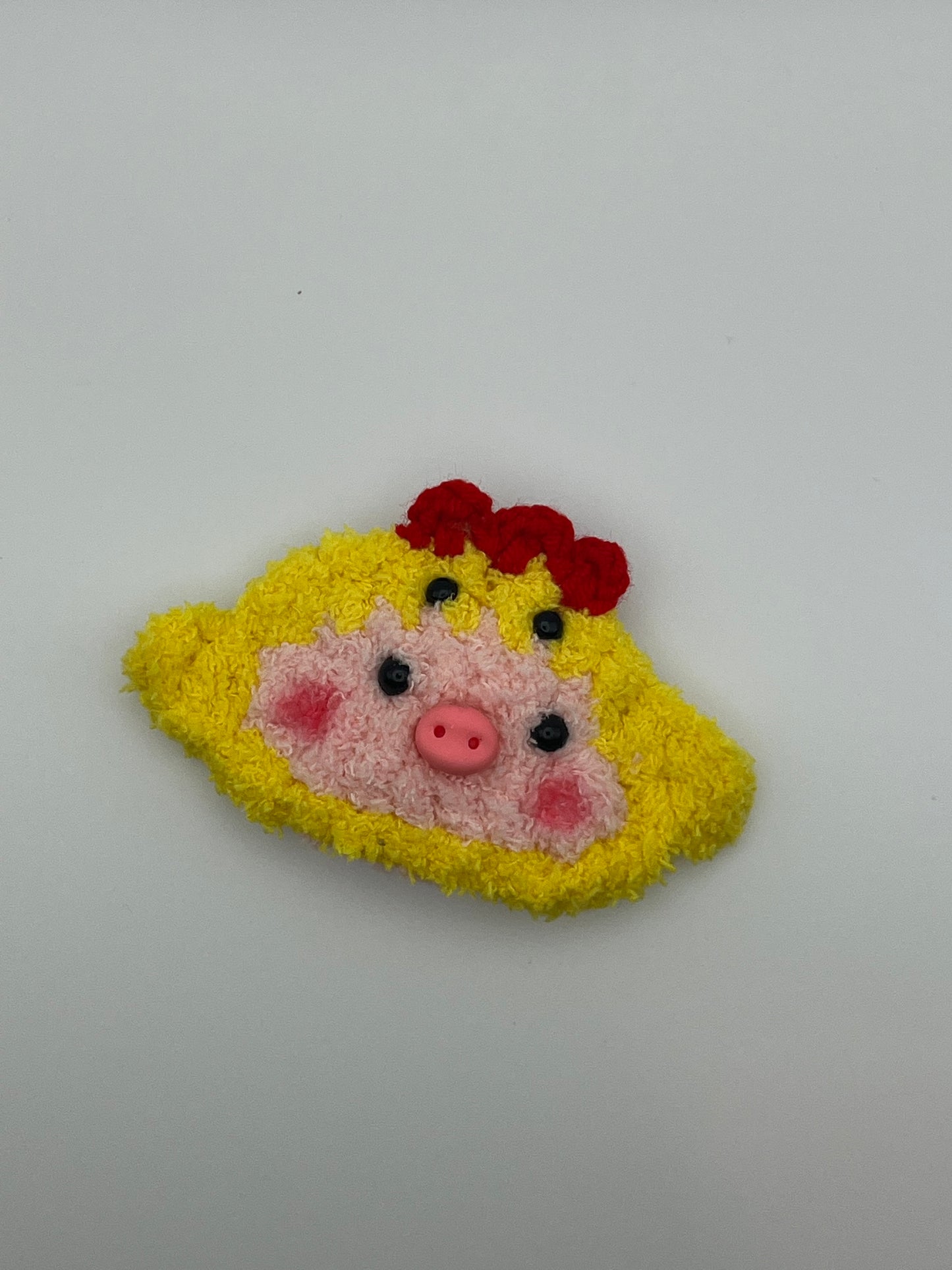 Pig Chicken Hair Clip