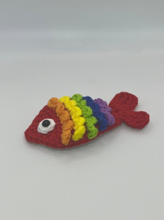 Rainbow Fish Hairclip