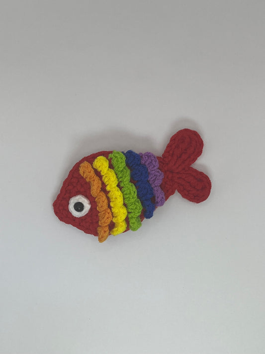 Rainbow Fish Hairclip