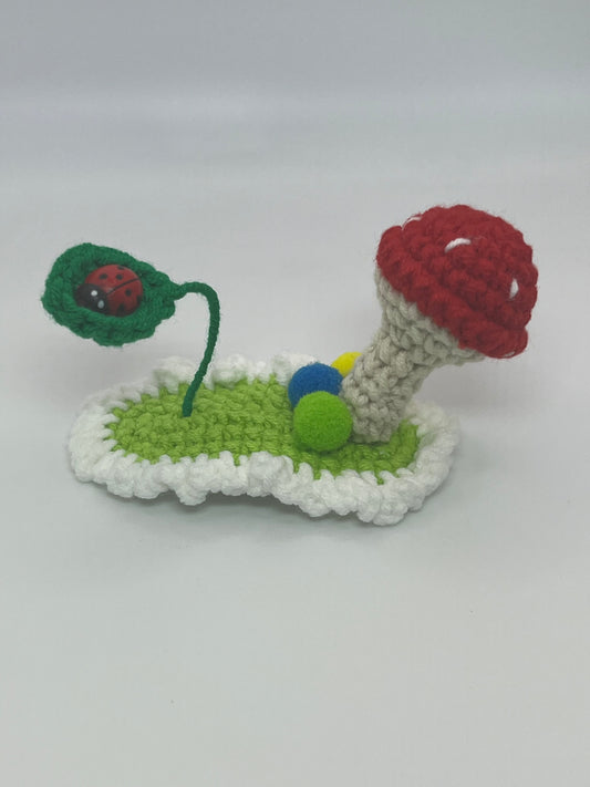 Mushroom Hairclip