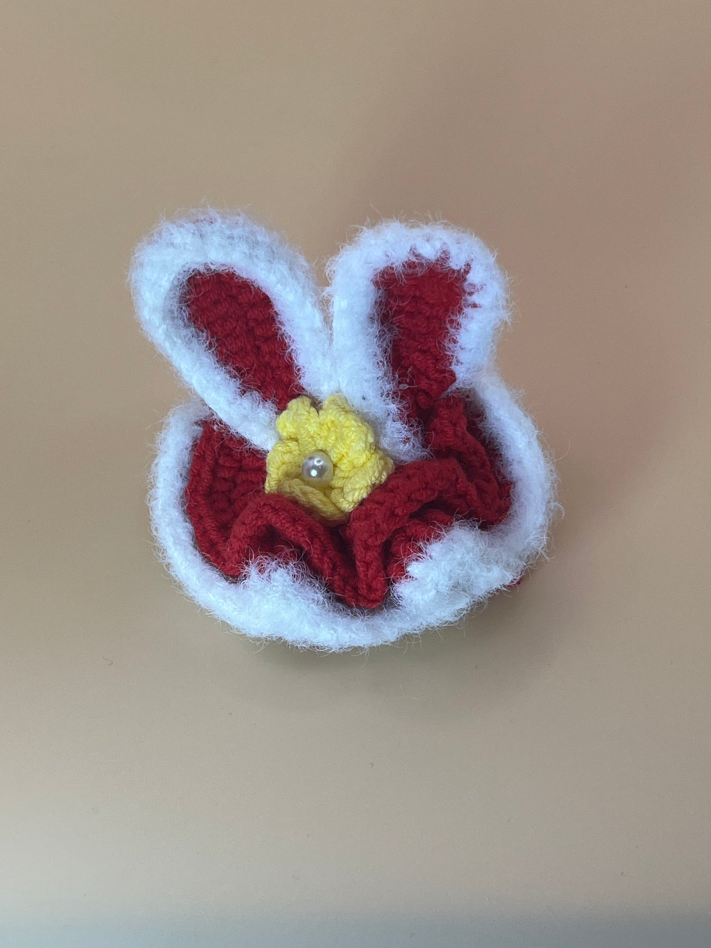 Fluffy Bunny Ears Hair Clip
